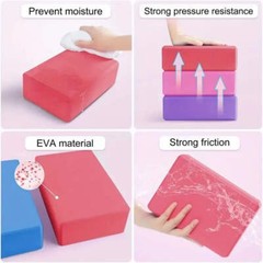 Yoga Blocks Gym Foam Brick Pilates Training Exercise Fitness Bolster Pillow Cush