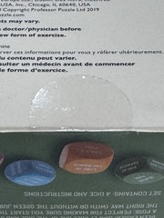 New Sealed! Yoga Dice Kit & Workout Dice (4 Dice) Activities/Durations
