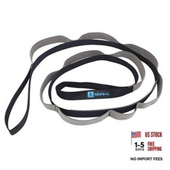 Stretch Strap with 11 Loops, Half Elastic Stretching Strap Band – Stretch Gray
