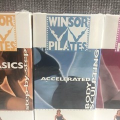 Windsor Pilates Total Body Sculpting VHS Tapes BRAND NEW SEALED Set of 3