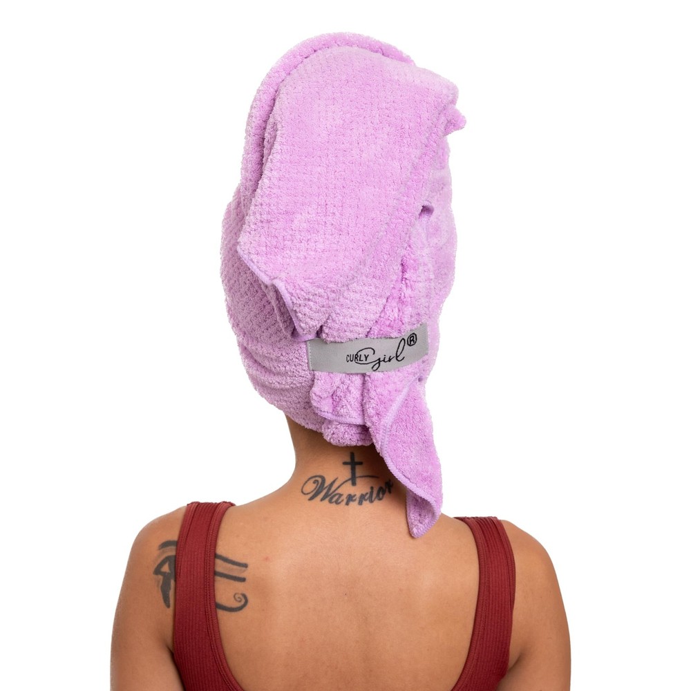 Curly Girl Microfiber Hair Towel Wrap for Women, 41″ x 31″ Large Quick Dry Ha…