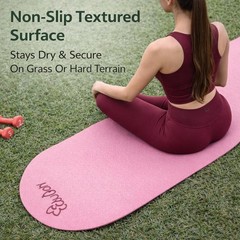 “Premium Yoga Mat – Extra Thick 6mm Non-Slip, Eco-Friendly TPE, with Carry St…