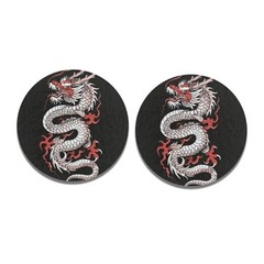2 Packs Absorbent Car Coasters for Drinks Cup Mat, 2.8 inches Non Slip Car Cup