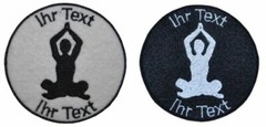 Yoga patch with customized text club patch 8cm (532-1)