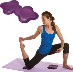 Gaiam Yoga Knee Pads (Set of 2) – Yoga Props and Accessories for Women/Men Cushi