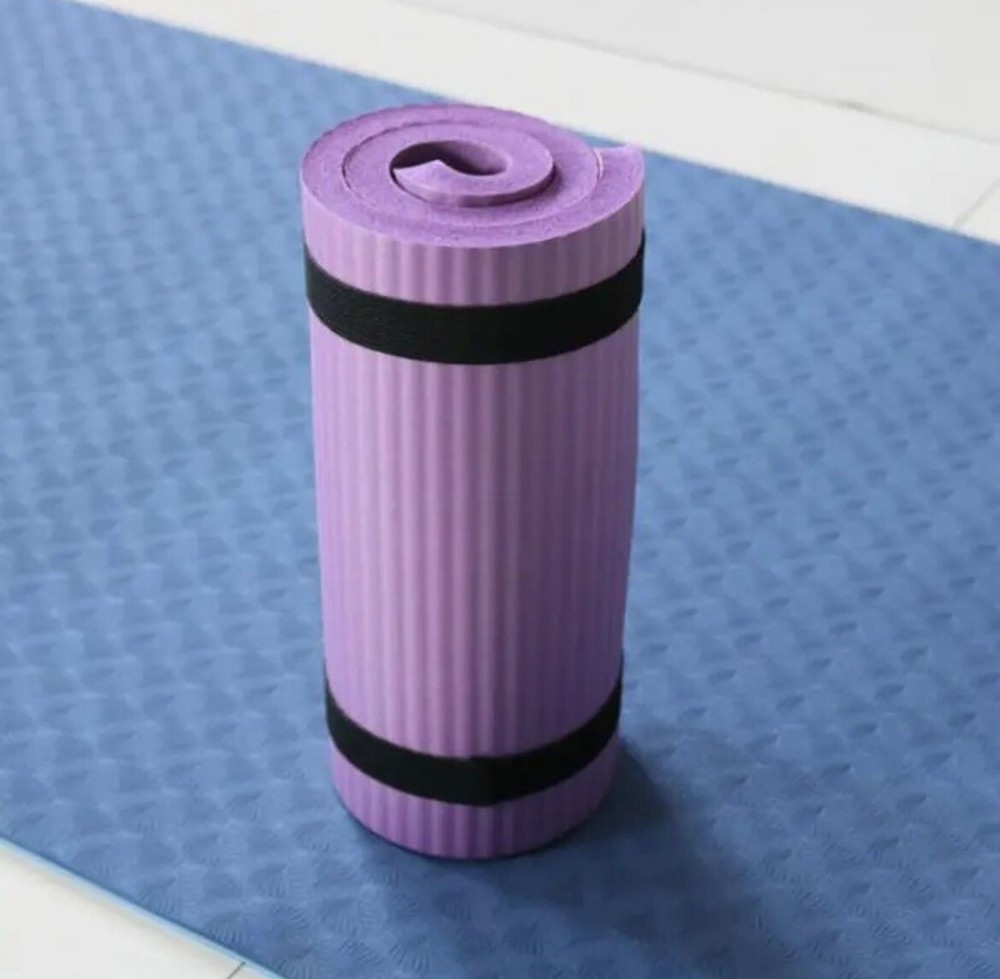 Ultimate Comfort and Stability: Purple Anti-Skid Yoga Mat – 60x25x1.5cm – GOGA&