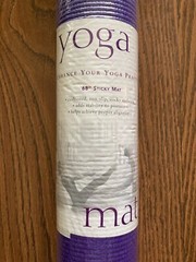 Living Arts Yoga Essentials Nonslip Purple Sticky Mat, 68″ x 24″ – NEW