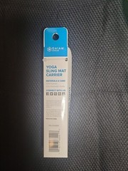 Evolve by Gaiam Yoga Mat Sling NO-Hands Exercise Mat Carrier Black