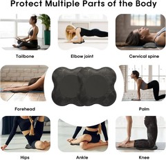 2 Pack Yoga Knee Pads Mat Set – Extra Thick Foam Kneeling Pad Cushion for Knees,