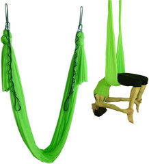 Aerial Yoga Hammock 5.5 Yards Yoga Swing Pilates Silk Home Gym Fitness Include H