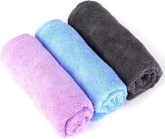 Microfiber Gym Towels Set for Sports Fitness, Yoga, Workout, Exercise, Tennis, S