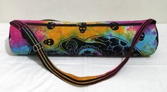 Indian Tie Dye Skulp Yoga Mat Carrier Bag Mandala Large Shoulder Strap