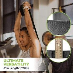 Yoga and Therapy Stretch Strap with 12 Loops – Designed for Maximum Comfort