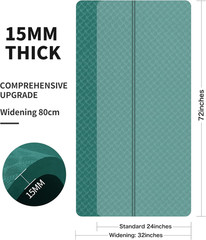 Large Exercise Mat – 15Mm/20Mm/30Mm Thick Yoga Mat | Workout Mat for Fitness, Yo