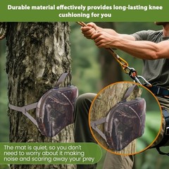 YlBOBO Saddle Hunting Knee Pad & Seat Cushion – Portable 2-in-1 Tree Strap Cu…