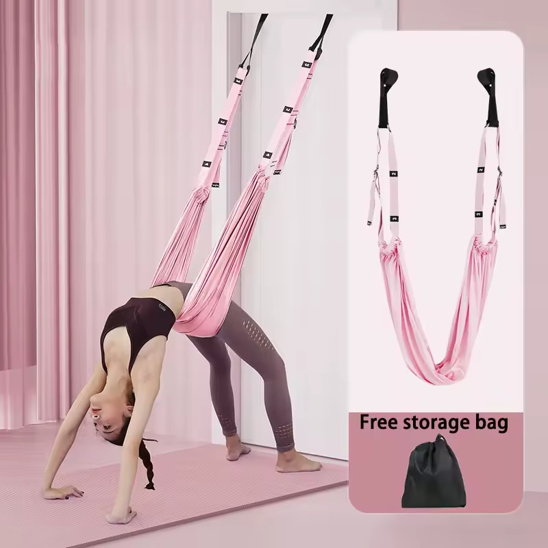 Adjustable Aerial Yoga Hammock Set wing Stretch Strap Dance Fitness Yoga Trainin