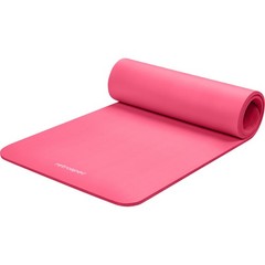 Retrospec Solana Yoga Mat 1/2″ Thick w/Nylon 72″ x 24″ x 0.5″, Pink Dahlia