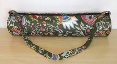 Brown Crown Yoga Mat Carrier Bags Hippie Mandala Cotton Bags With Shoulder Strap