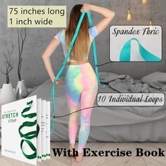 Professional 73-inch Yoga & Stretching Strap for Flexibility & Therapy