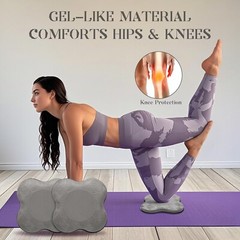 Yoga Knee Elbow Cushions Thick Foam Support Pads for Pilates Exercise