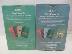 Play Pause Be Yoga Cards complete Original & partial Expansion Deck Both Manuals