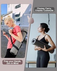 Yoga Mat Carrier, Premium Yoga Strap for Carrying Yoga Mats with Adjustable