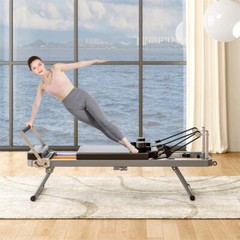 Pilates Reformer Machine Portable Foldable Pilate Machine Bed Exercise Strength