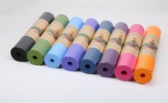 Non Slip Durable TPE – Lightweight – Eco-Friendly – Pilates Yoga Mat with Strap