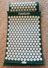 ThinkBodie Mat Fitness Massage Yoga Relieve Stress Back Body Pain Spike – Green