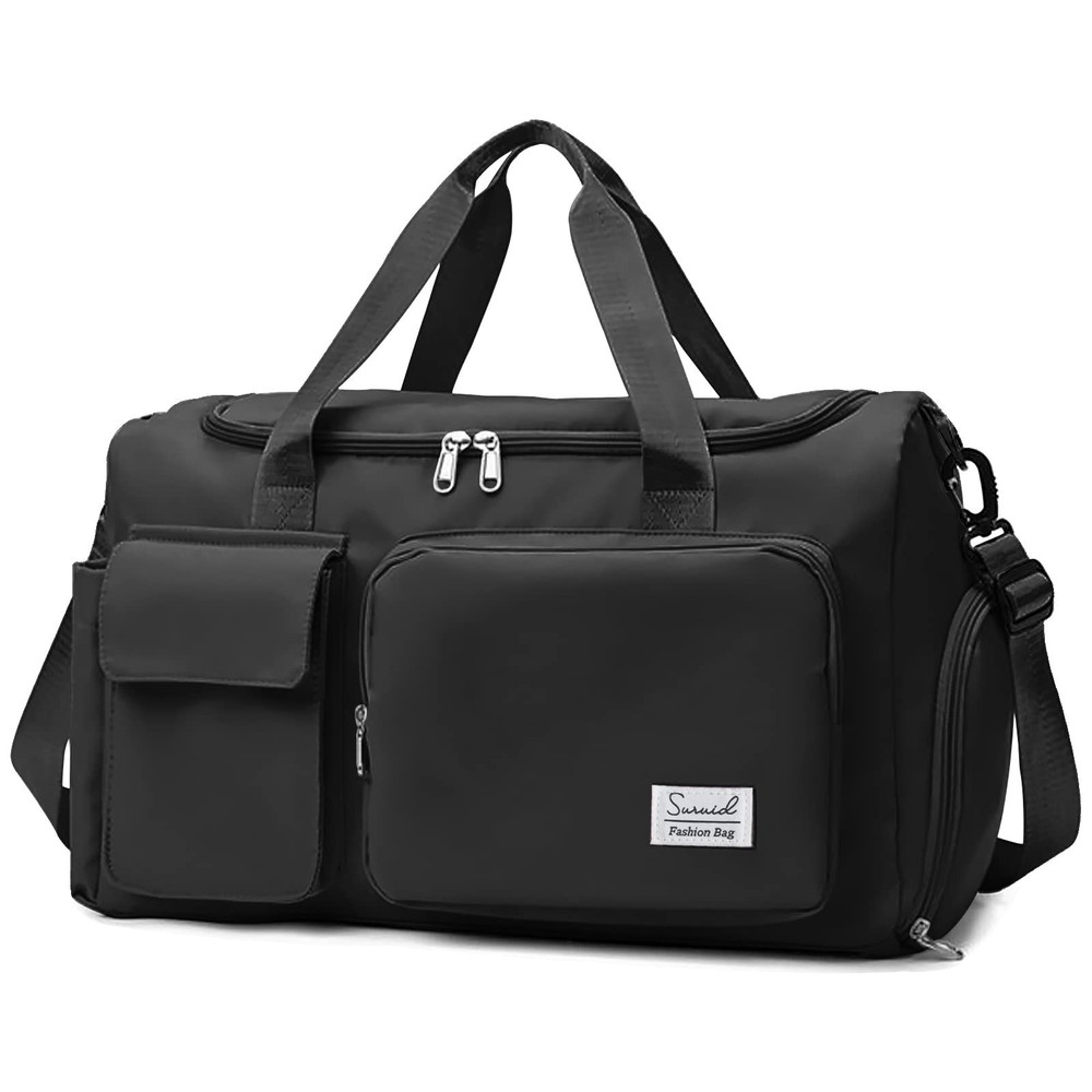 Sports Gym Duffel Bag with Shoes Compartment and Dry Wet Separated Pocket for…