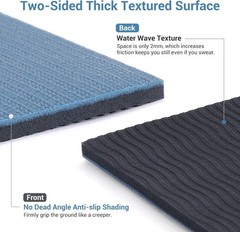 Avoalre Travel Yoga Mat Foldable | 6mm Thick Large 31.5*72*0.24 inch, Blue