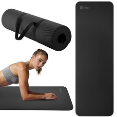 Extra Thick NBR Yoga Mat for & Men, 10mm Thick, 72”x24” Large Exercise Mat wi…