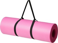 Basic Extra Thick Exercise Yoga Mat with Carrying Strap