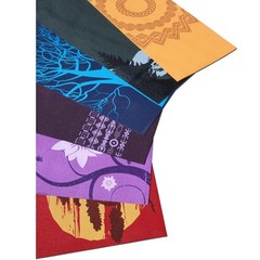 /Printed Extra Thick and Long Yoga Mat. Slip Rosin