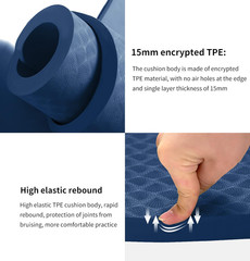 Premium Large Exercise Mat – Thick Yoga & Workout Mat with Free Carry Bag
