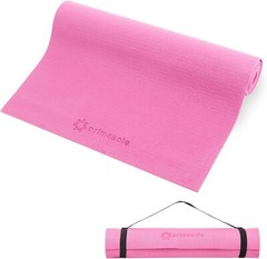 Thick Non-Slip Yoga Mat: Premium Exercise Mat with Carry Strap for Home and G…