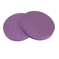 2PC Light Round Yoga Knee Pad Mats Elbow Fitness Sport Pad Non-slip Cushion