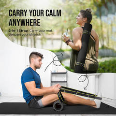 Extra Wide Yoga Mat for Men Women (72″L X 36″W) Non Slip Fitness & Exercise Mat