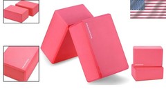 2-Pack Yoga Blocks, High Density Foam, Multiple Colors