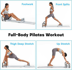 Pilates Reformer, Multifunctional Pilates Equipment for Abs Workout and Leg Exer