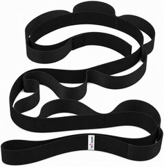 TECEUM Stretching Strap with 10 Loops for Physical Therapy & Rehab | Non-Elastic
