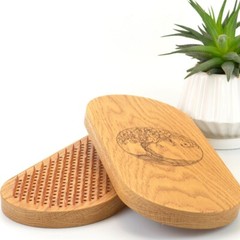 Oak Sadhu Board Tree Engraving Copper Nails 10 mm/0.4 inch