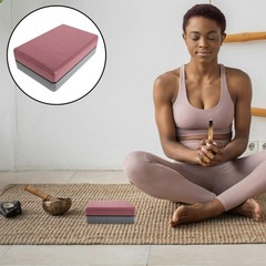 2pcs Yoga Blocks, 9″ x 6″ x 3″ Yoga Brick Foam Blocks EVA Foam Props