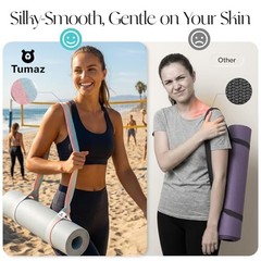 Yoga Mat Strap [MAT NOT Included] (2 Sizes) with Extra 64 IN 11. Just Black