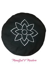 Mindful & Modern Large Meditation Cushion Black