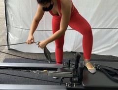 Pilates Straps for Reformer & Cadillac, Grey