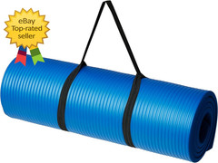 Extra Thick Exercise Yoga Mat with Carrying Strap