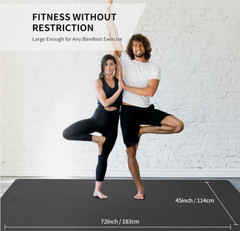 Esterilla Gruesa Ejercicios Gimnasio Yoga Almohadilla Ejercicios De Pilates NEW