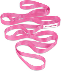 Non-Elastic Stretching Strap with Loops for Physical Therapy & Rehab, Knee Hip L