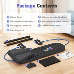 15 in 1 – Foldable Pilates Board for Home Workout | Ab Workout Board USA NEW